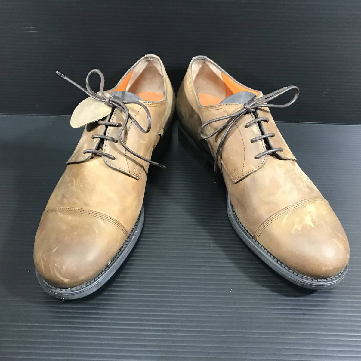 サントーニ（Santoni） Shabby Chic ダービーシューズ 7.5_画像1