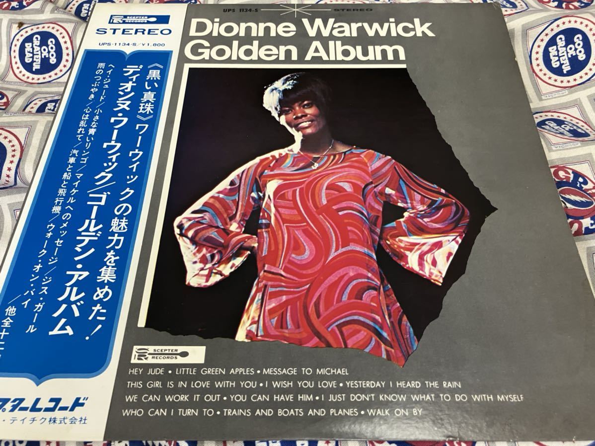 Dionne Warwick★中古LP国内盤帯付「ディオンヌ・ワーウイック～ゴールデン・アルバム」_画像1