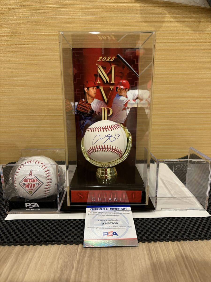 大谷翔平 漢字直筆サインボール＆MVPボールケース Fanatics社製 MLB