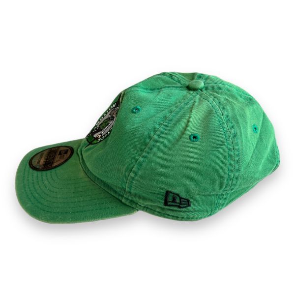 NEWERA ニューエラ NBA Boston Celtics ボストン セルティックス 刺繍ロゴ 6パネル コットン キャップ 帽子 服飾小物 グリーン 緑_画像3