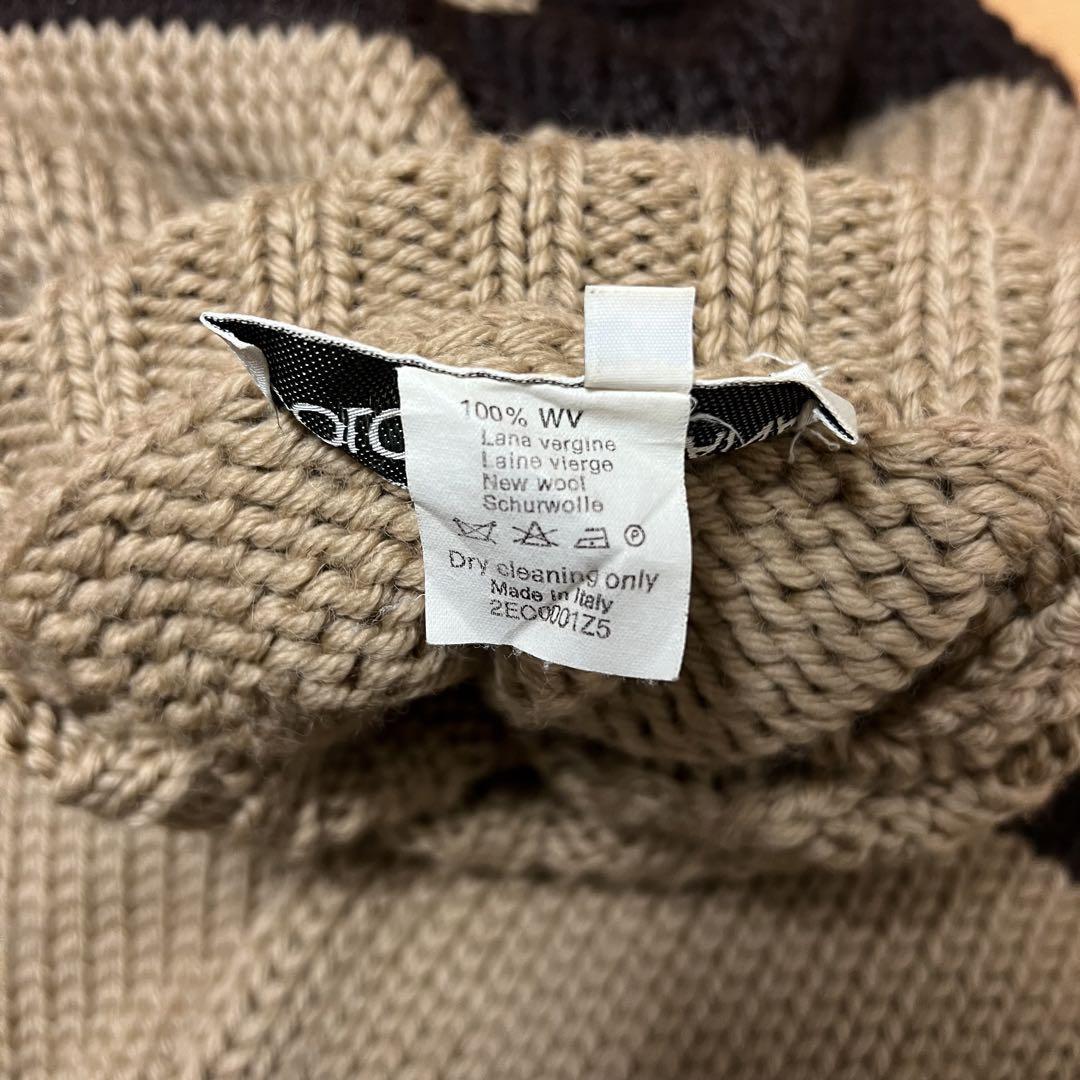 美品】90s DOLCE & GABBANA タートルネックニット イタリア製 美品】90s DOLCE & GABBANA タートルネックニット イタリア製
