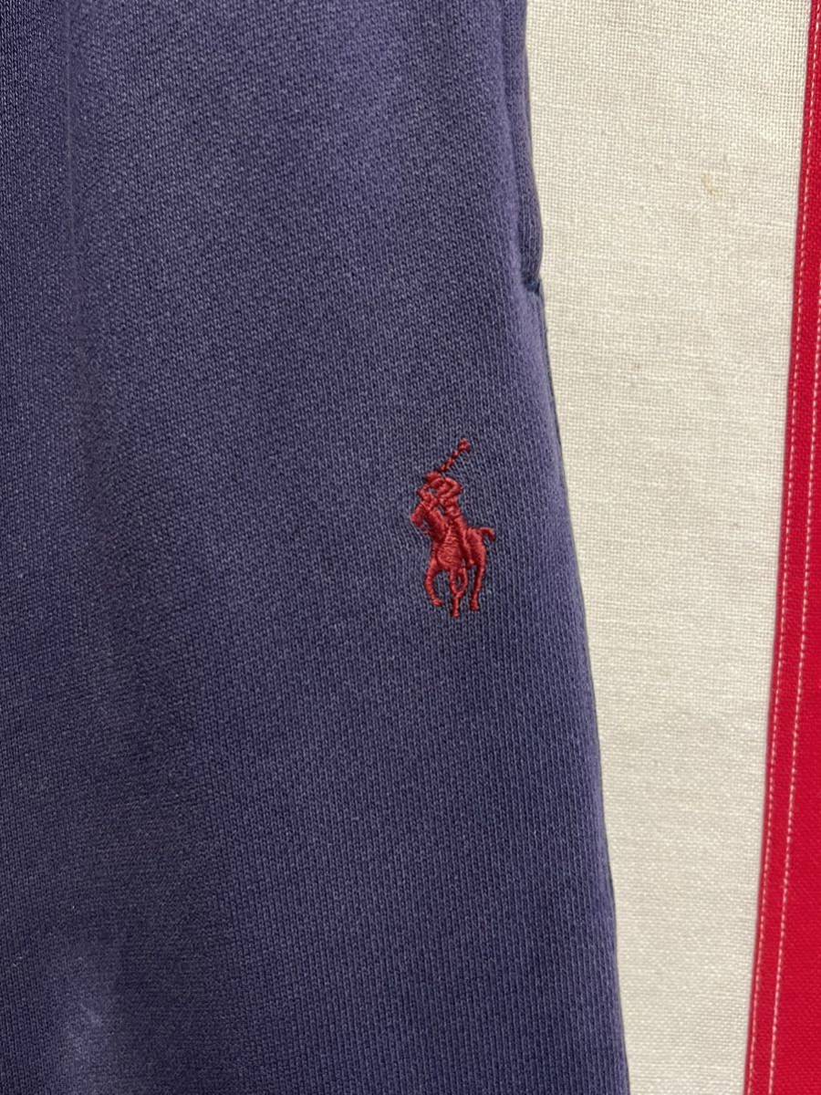 ★Polo by Ralph Lauren★ポロラルフローレン★90s★三角タグ★インパクト21★スウェットパンツ★ポニー刺繍★紺★Lサイズ★ヴィンテージ★_画像4