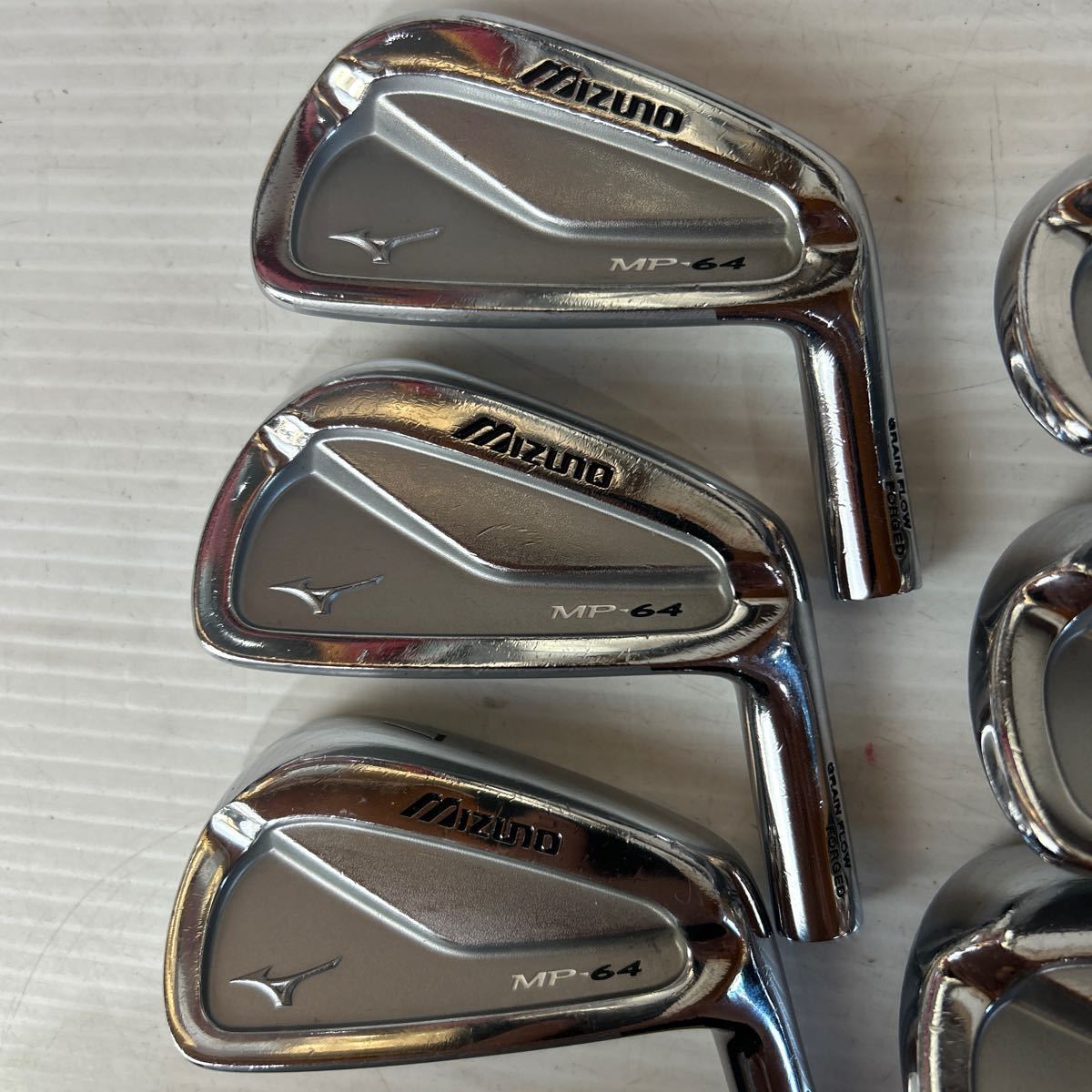 送料無料★MIZUNO MP-64 5.6.7.8.9.PW 6個セット ヘッド単体 ミズノ FORGED 64 管理番号13830_画像2