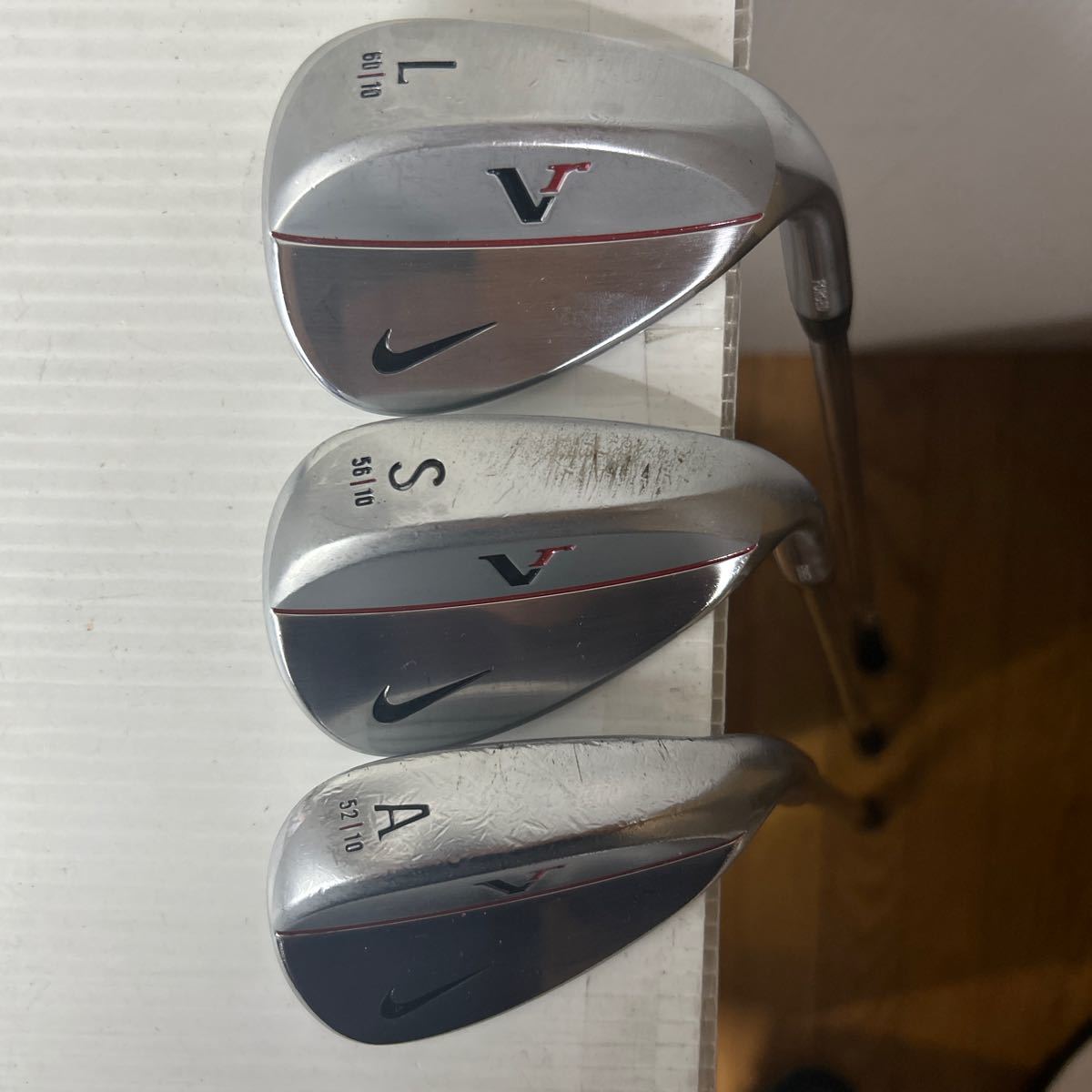 送料無料★NIKE VR FORGED DYNAMIC GOLD s200フレックス AW SW LW 52 56 60 3本セット ナイキ 管理番号13909_画像2