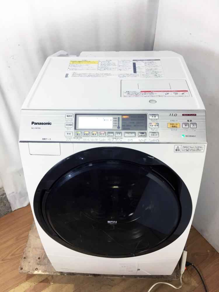 ★地域限定送料無料★極上超美品 中古★Panasonic 11kg ニオイの原因菌/アレル物質をスッキリ洗浄!ドラム式洗濯乾燥機【NA-VX8700L-W】CLZ9_画像2