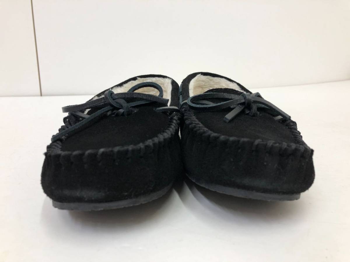 AR）展示品！25.0cm MINNETONKA ミネトンカ CallyⅡ ブラック_画像2