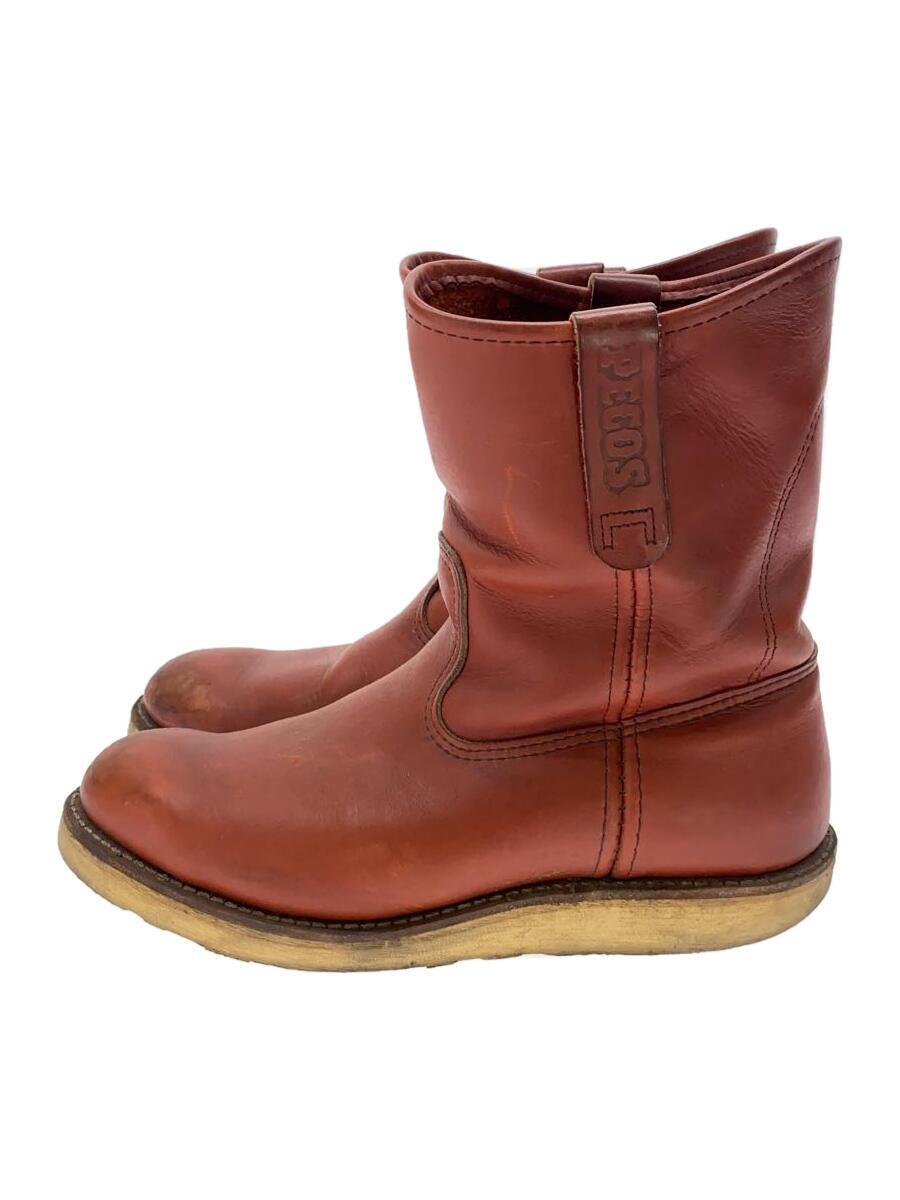 人気商品は RED WING◇ペコスブーツ/US8.5/BRW/レザー/8866 26.5cm