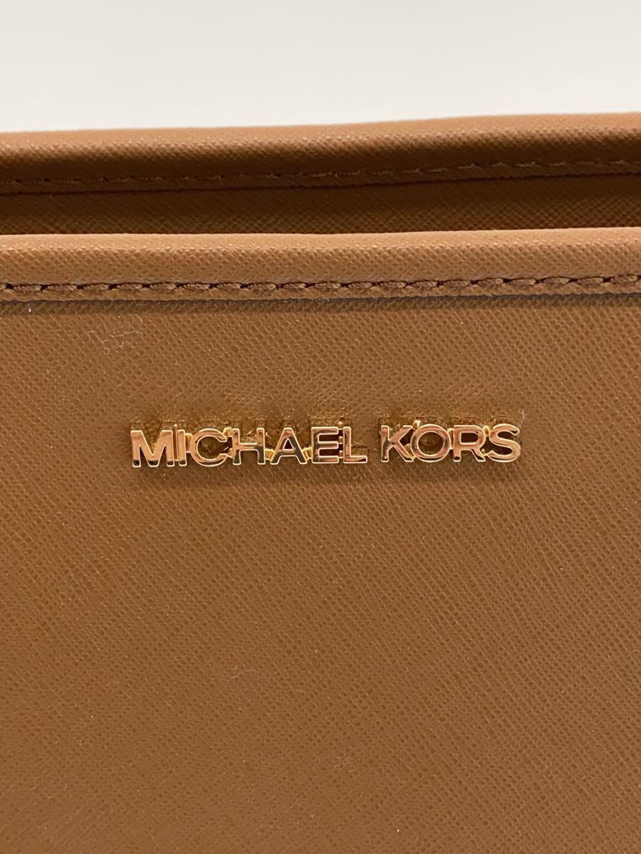 MICHAEL KORS◆トートバッグ/レザー/BRW/無地/35H9GI4T7L_画像5