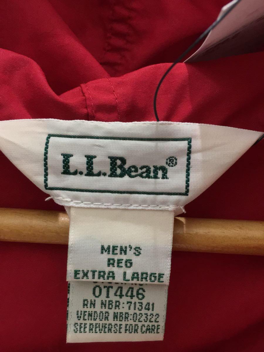 L.L.Bean◆アノラック/ナイロンジャケット/XL/ナイロン/RED/OT446_画像3