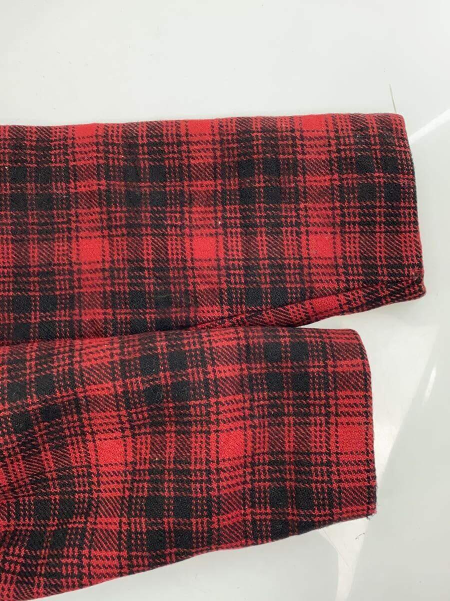 Woolrich◆ブルゾン/-/ウール/RED/チェック_画像6