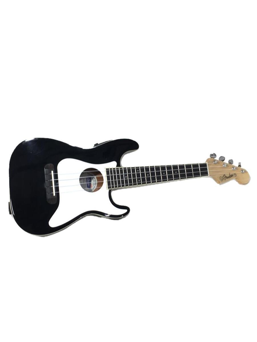 Fender◆FULLERTON STRAT UKE BLK/エレキウクレレ/ソフトケース付属/STシェイプ/ブラック