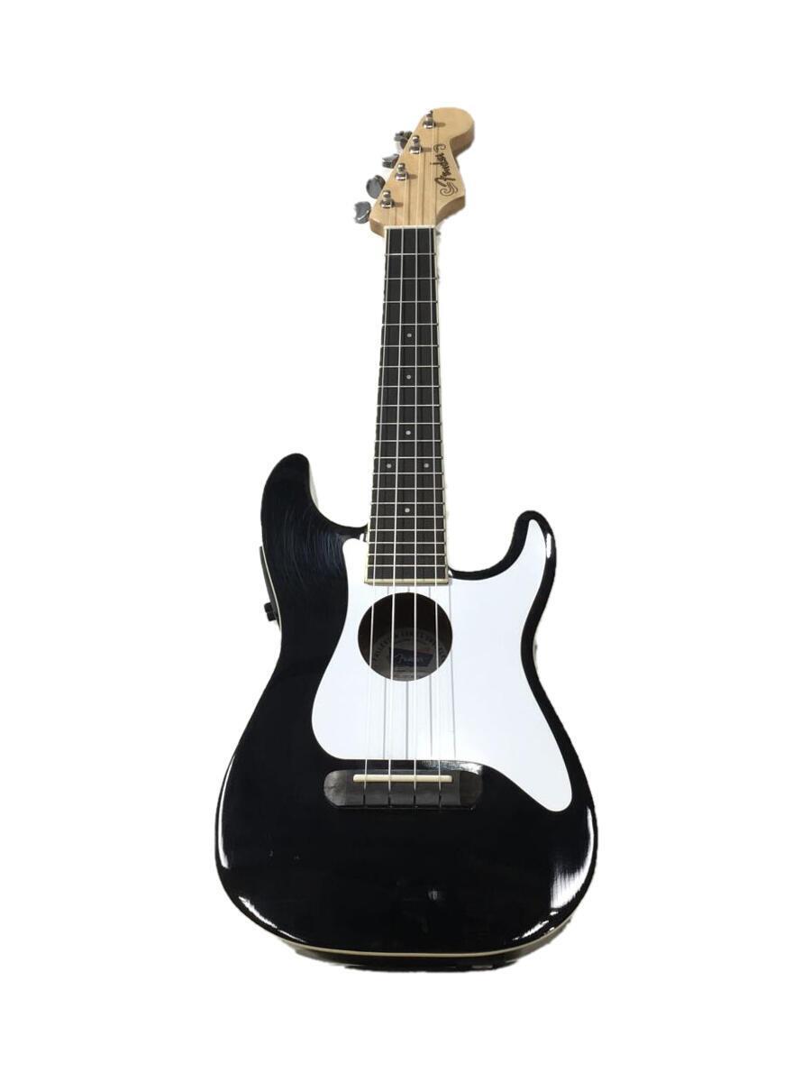 Fender◆FULLERTON STRAT UKE BLK/エレキウクレレ/ソフトケース付属/STシェイプ/ブラック_画像2