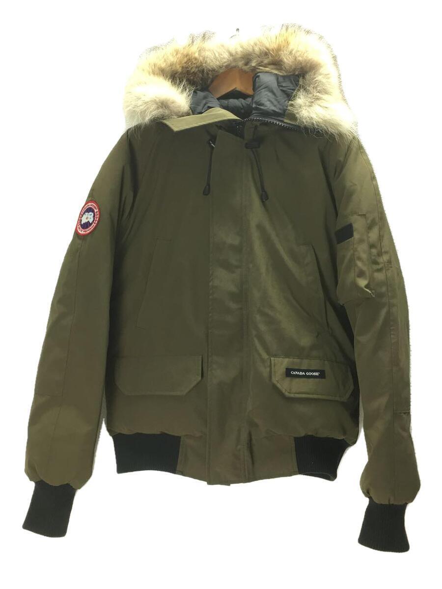 CANADA GOOSE◆カナダグース/チリワックボンバーダウンジャケット/S/ポリエステル/ミリタリーグリーン/7950M_画像1