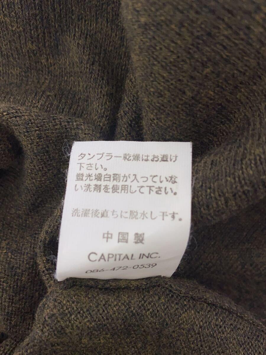 KAPITAL◆セーター(薄手)/3/コットン/GRN/無地_画像5