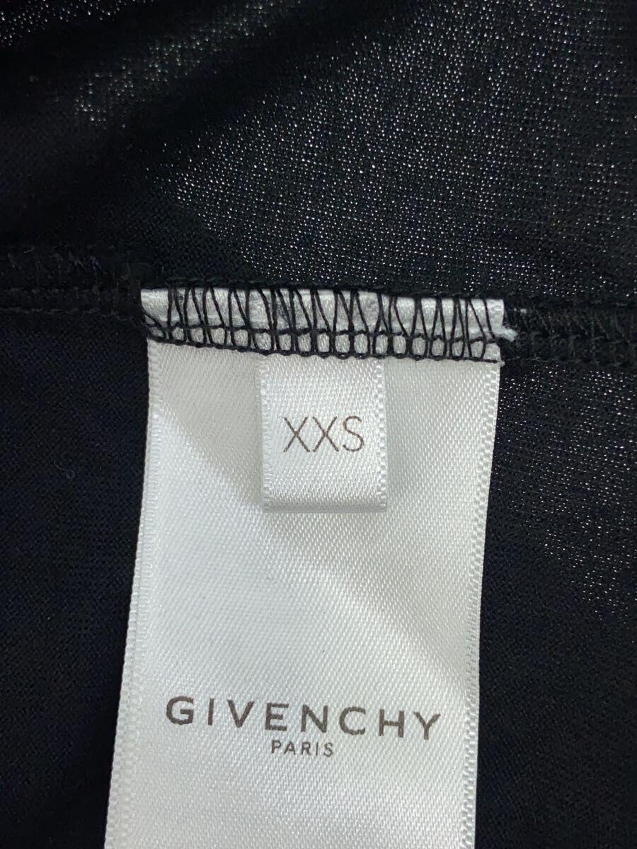 GIVENCHY◆Tシャツ/XXS/コットン/BLK/無地_画像4