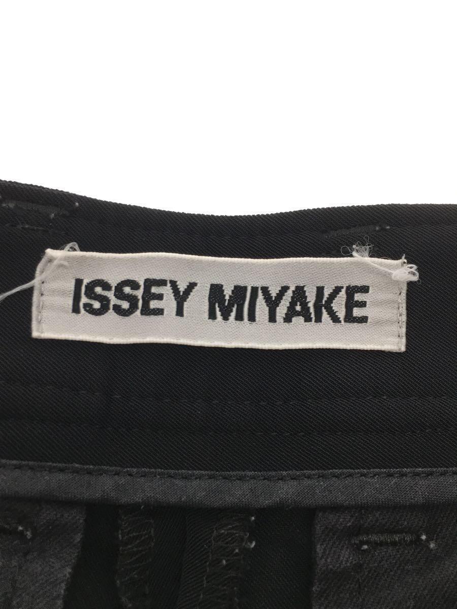 ISSEY MIYAKE◆ボトム/2/ナイロン/BLK_画像4