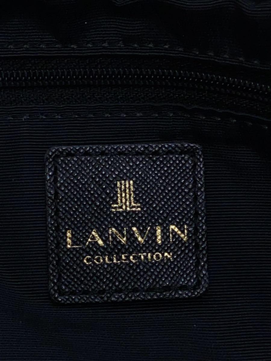 LANVIN◆トートバッグ/キャンバス/GRY/総柄_画像5