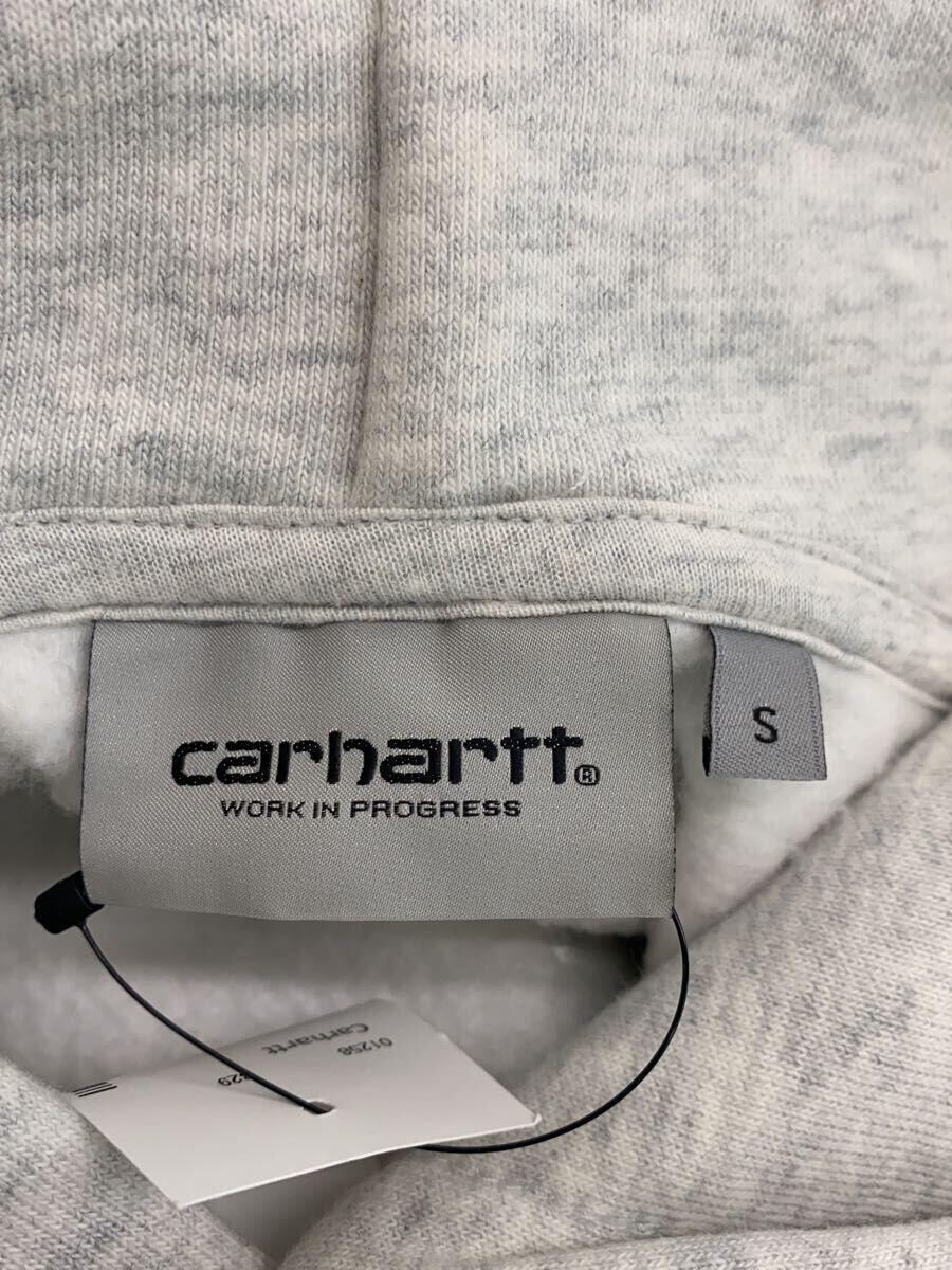 Carhartt◆HOODED CARHARTT SWEAT/S/コットン/グレー/I030230_画像3