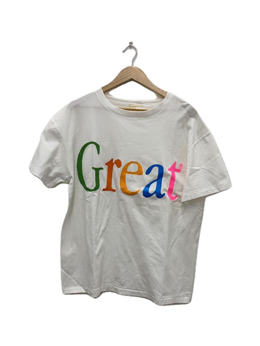 greatLAnd/グレートランド/ORIGINAL GREAT S/S TEE/Tシャツ/L/コットン/ホワイト