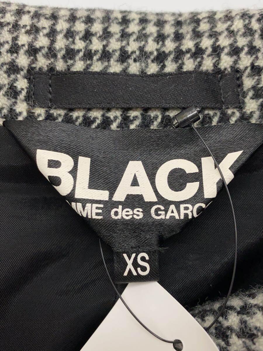 BLACK COMME des GARCONS◆ジャケット/XS/ウール/GRY/無地_画像3