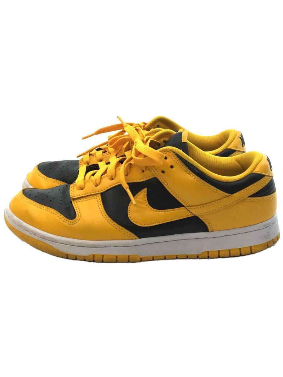 NIKE◆DUNK LOW RETRO CHAMPIONSHIP GOLDENROD/28.5cm/YLW/DD1391-004_画像1