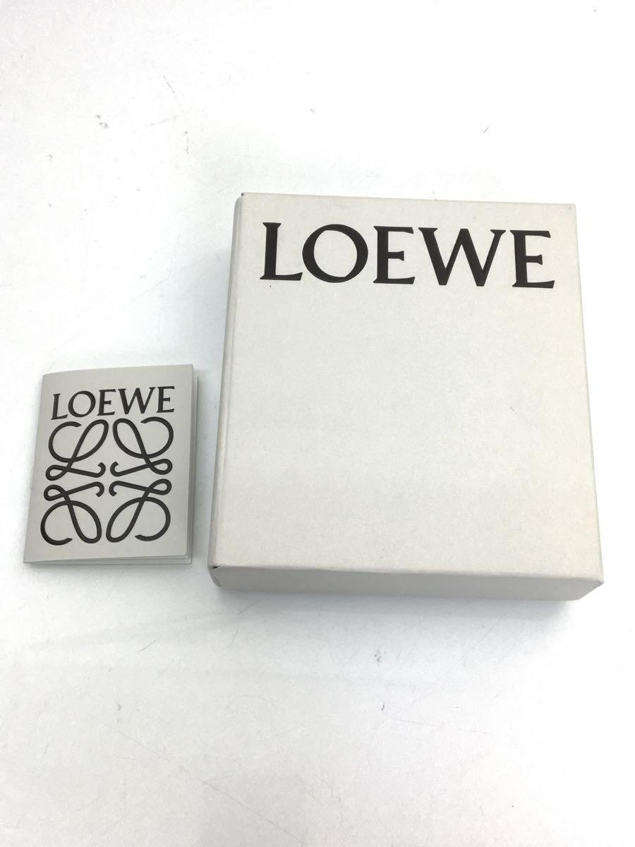 LOEWE◆ジップ錆び有/リピートアナグラム/コインケース/レザー/ネイビー_画像5