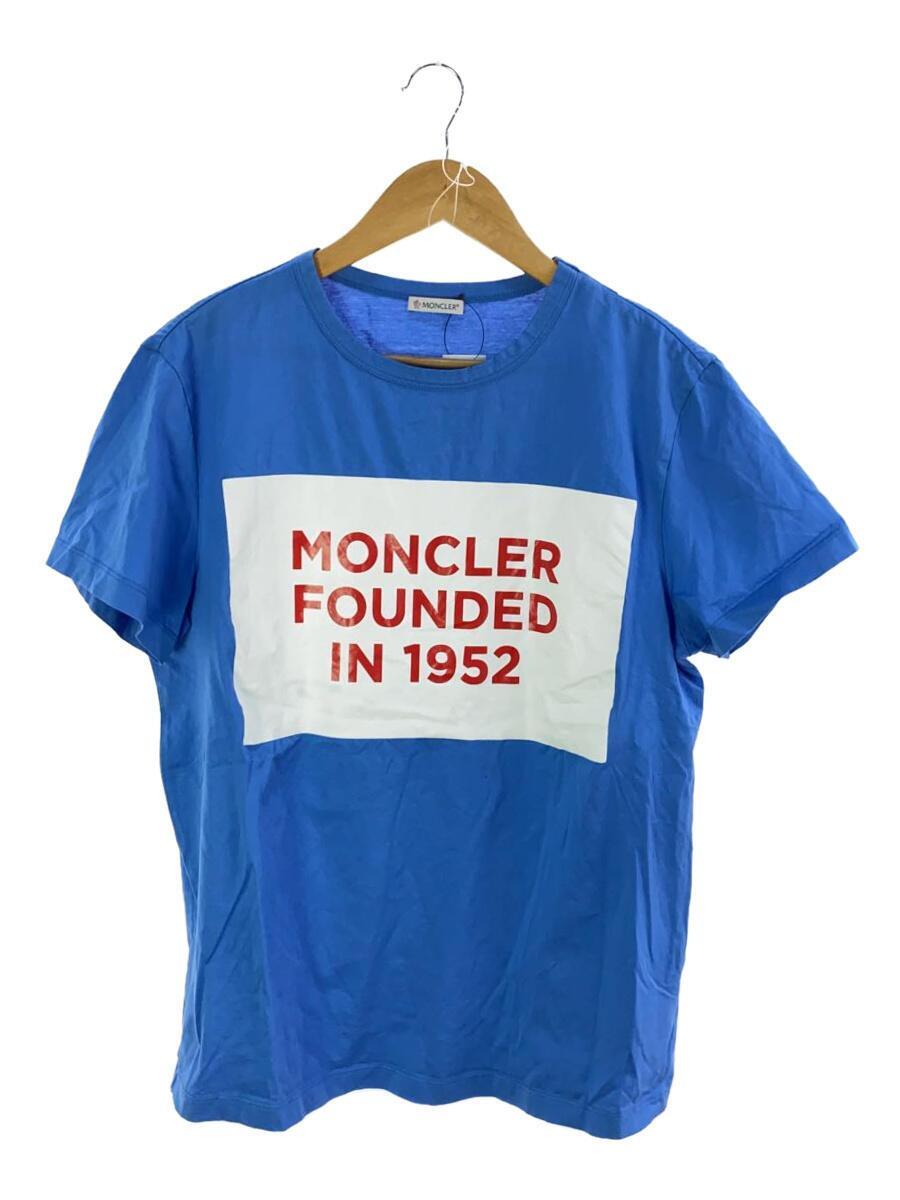 MONCLER◆Tシャツ/XL/コットン/BLU/F10918C74610