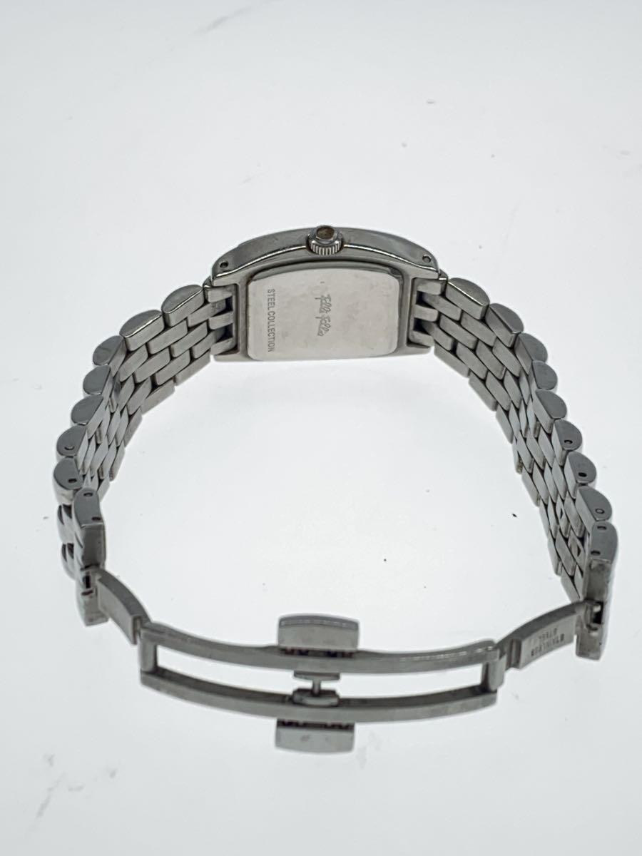Folli Follie* кварц наручные часы / аналог / нержавеющая сталь /WHT/SLV