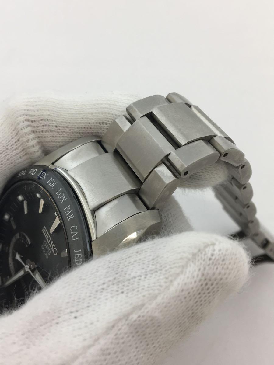 SEIKO◆ASTRON/アストロン/ソーラー腕時計/8X22-0AG0-2/シルバー_画像7