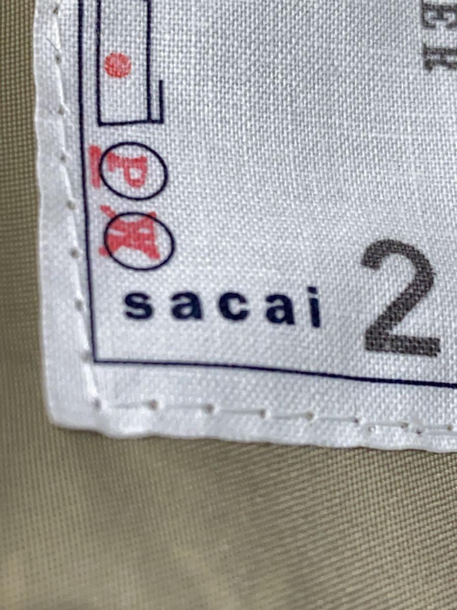 sacai*23SS/×Eric Haze/ bandana coat /4/ nylon /GRY/23-02962