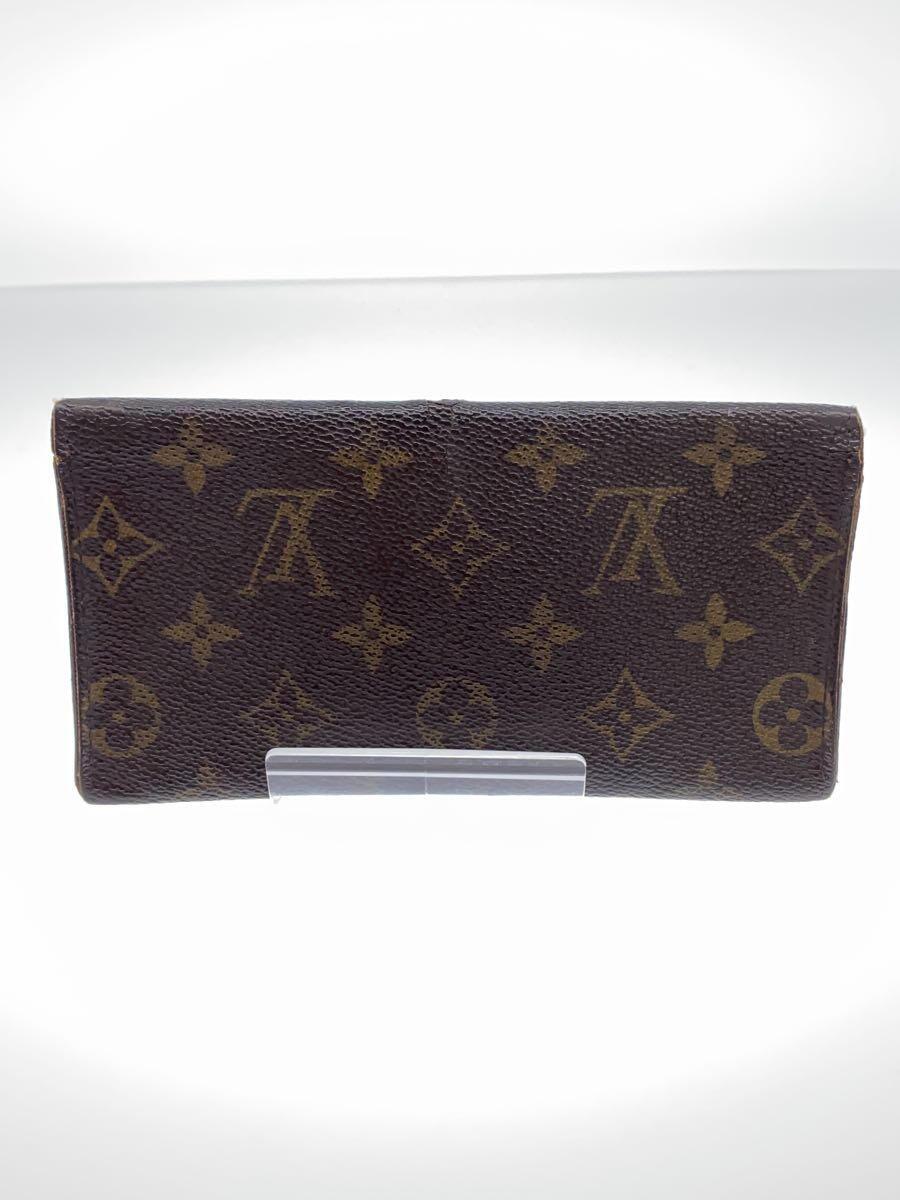 LOUIS VUITTON◆ポルト・円・3カルト・クレディ_モノグラム・キャンバス_BRW/PVC/BRW/総柄/レディース_画像2