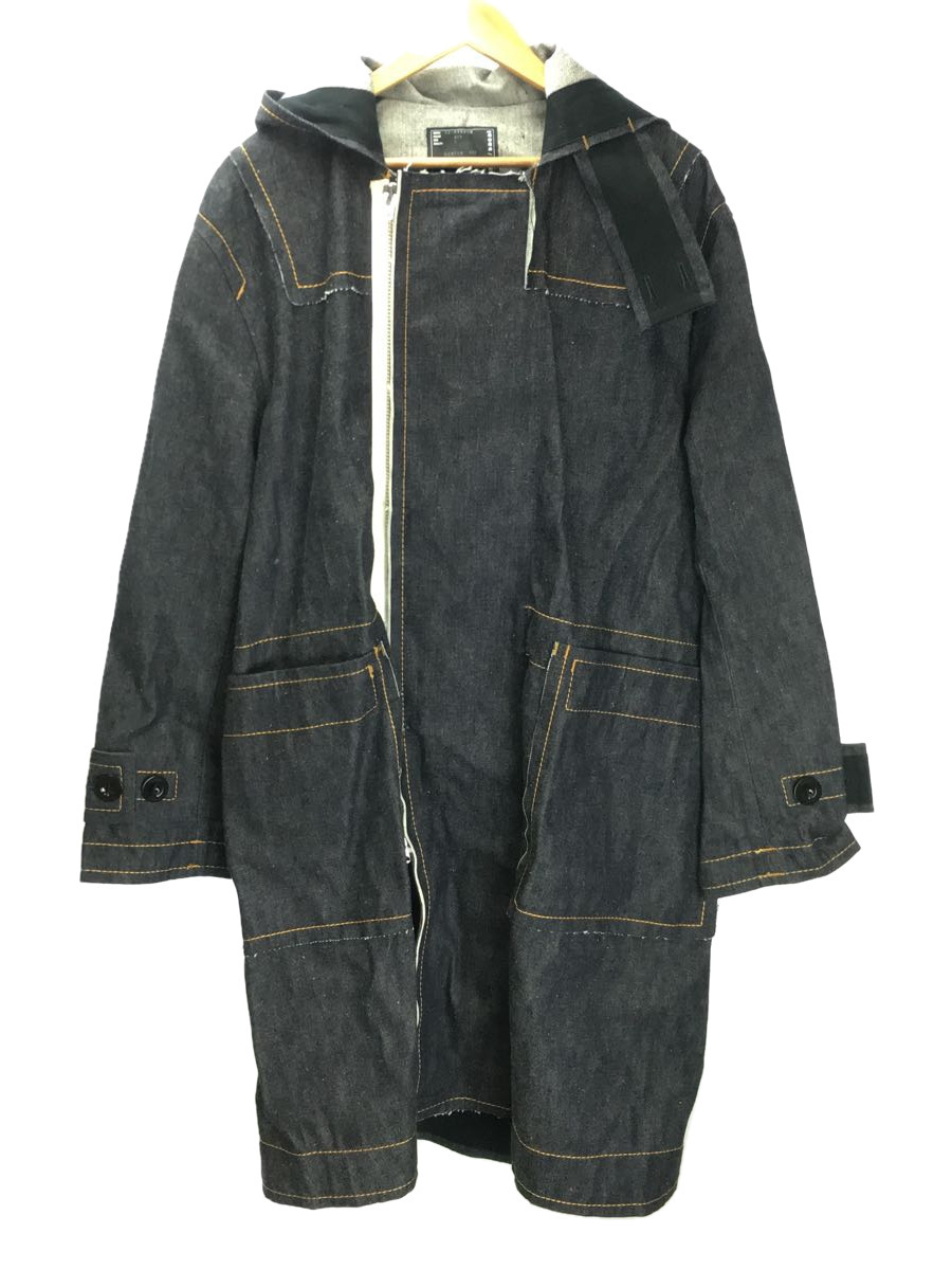 sacai◆BEYONDEXX DENIM COAT/デニムロングコート/2/コットン/IDG/22-02829M