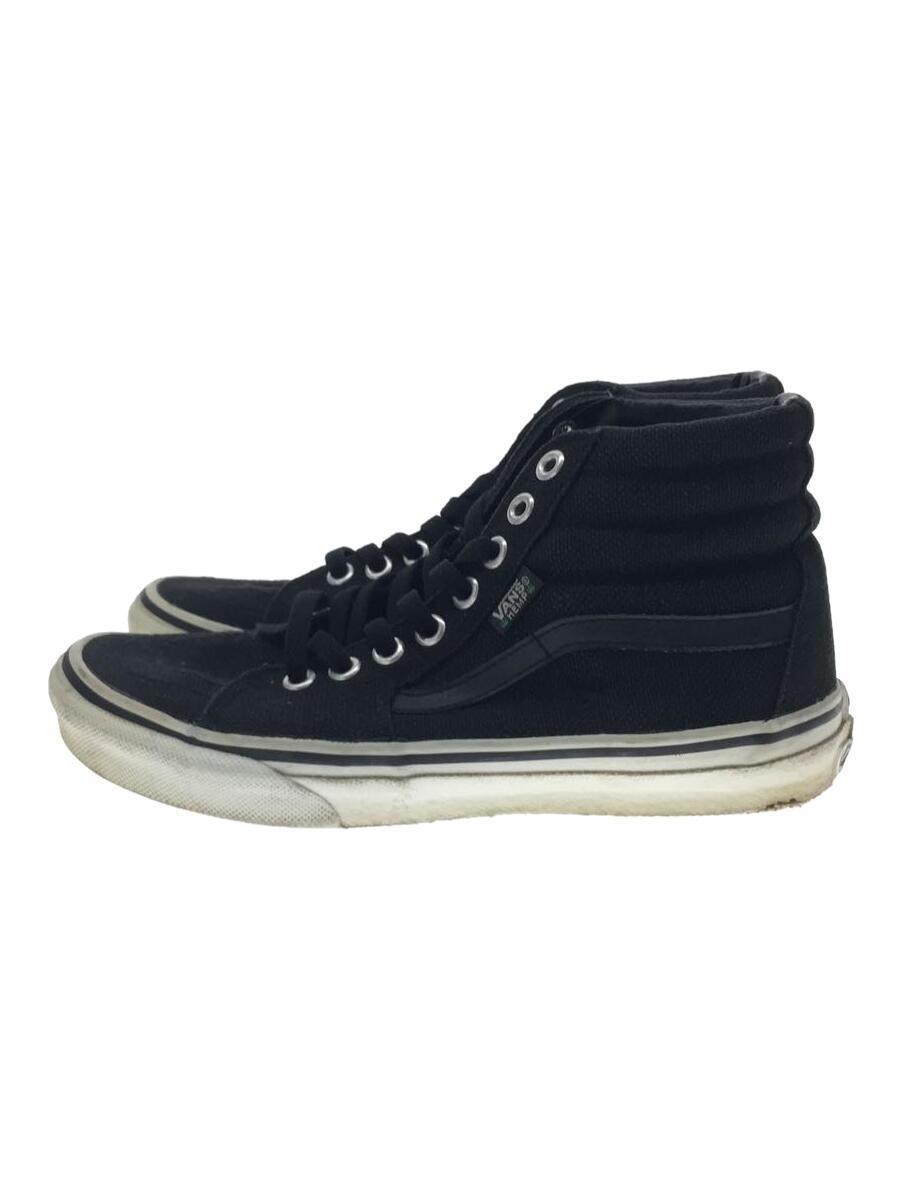 VANS◆ハイカットスニーカー/US8.5/BLK/ヘンプ/V38HEMP-47