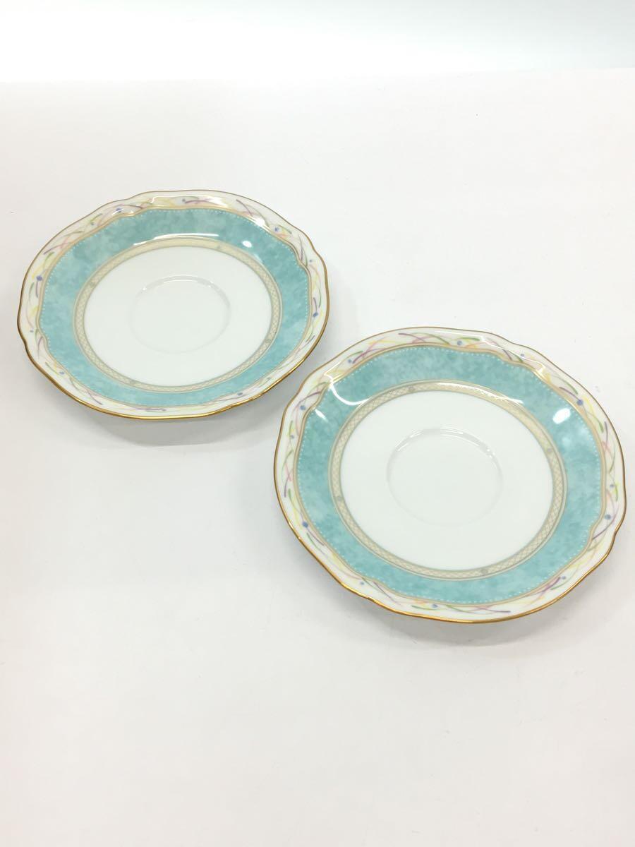 Noritake◆カップ&ソーサー/2点セット/ホワイト/1567/HANAREIKU_画像3