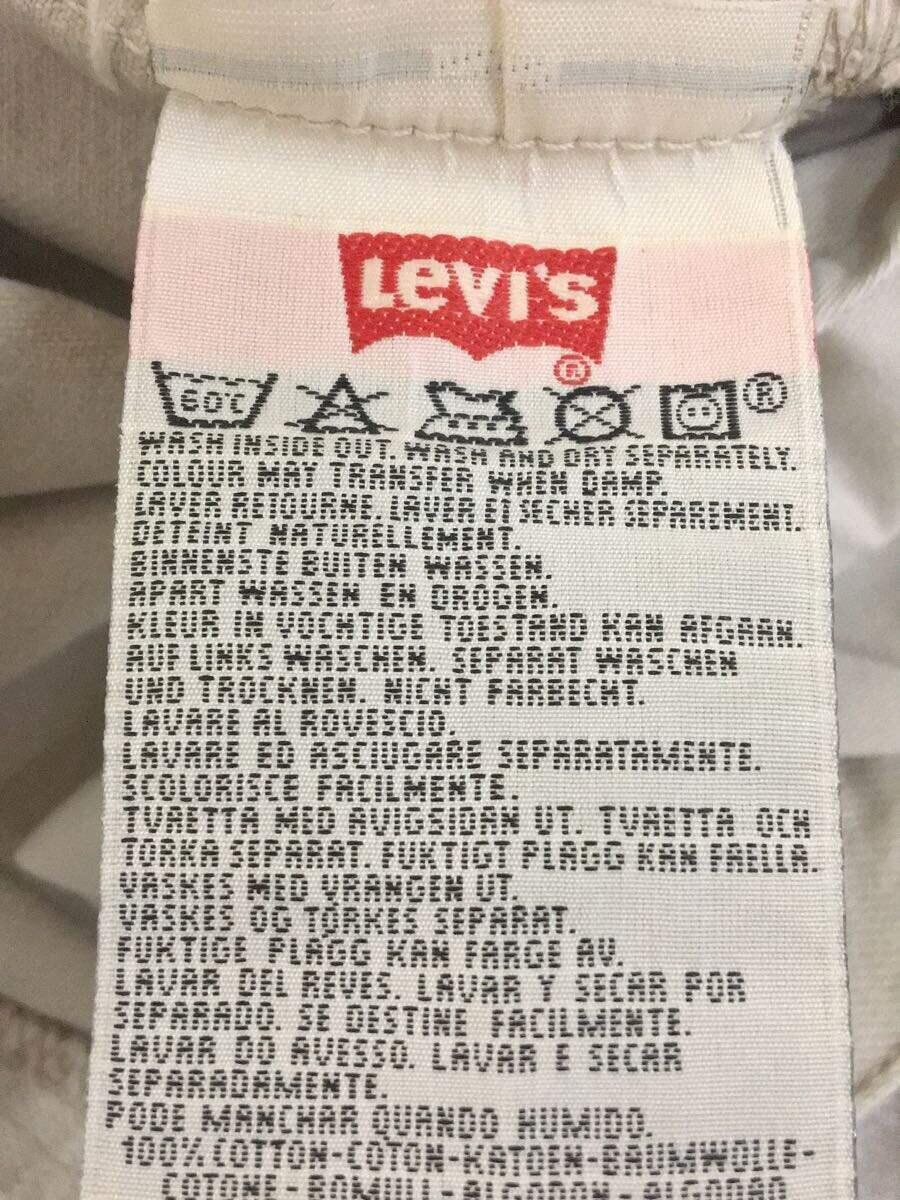 Levi’s◆ボトム/30/コットン/CRM/90s/フランス製/ボタン裏275_画像6