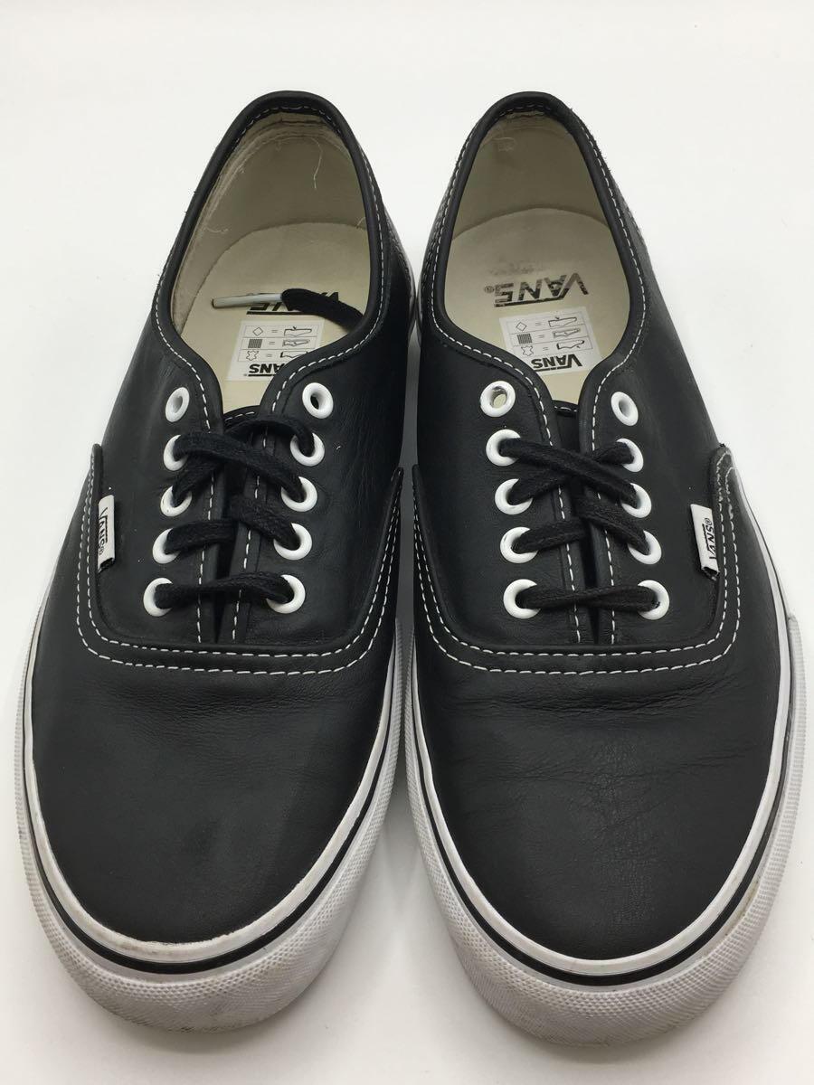 VANS◆ローカットスニーカー/US9.5/BLK/レザー_画像7