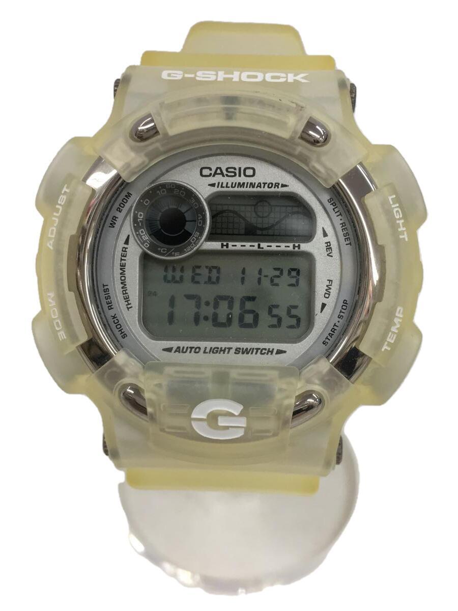 CASIO◆クォーツ腕時計/第7回 国際 イルカクジラ会議/WHT/CLR/DW-8600K