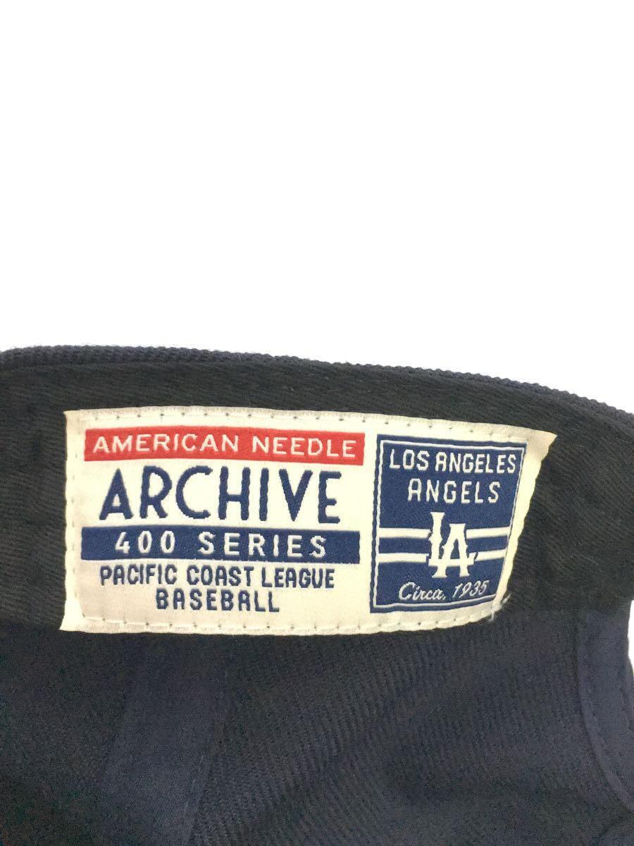 AMERICAN NEEDLE◆キャップ/-/アクリル/NVY/メンズ/LOS ANGELES_画像5