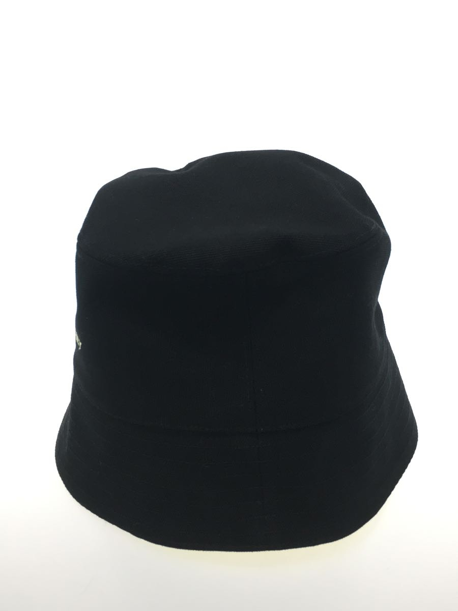 STELLAMcCARTNEY◆Reversible LOGO HAT/バケットハット/コットン/BLK_画像2