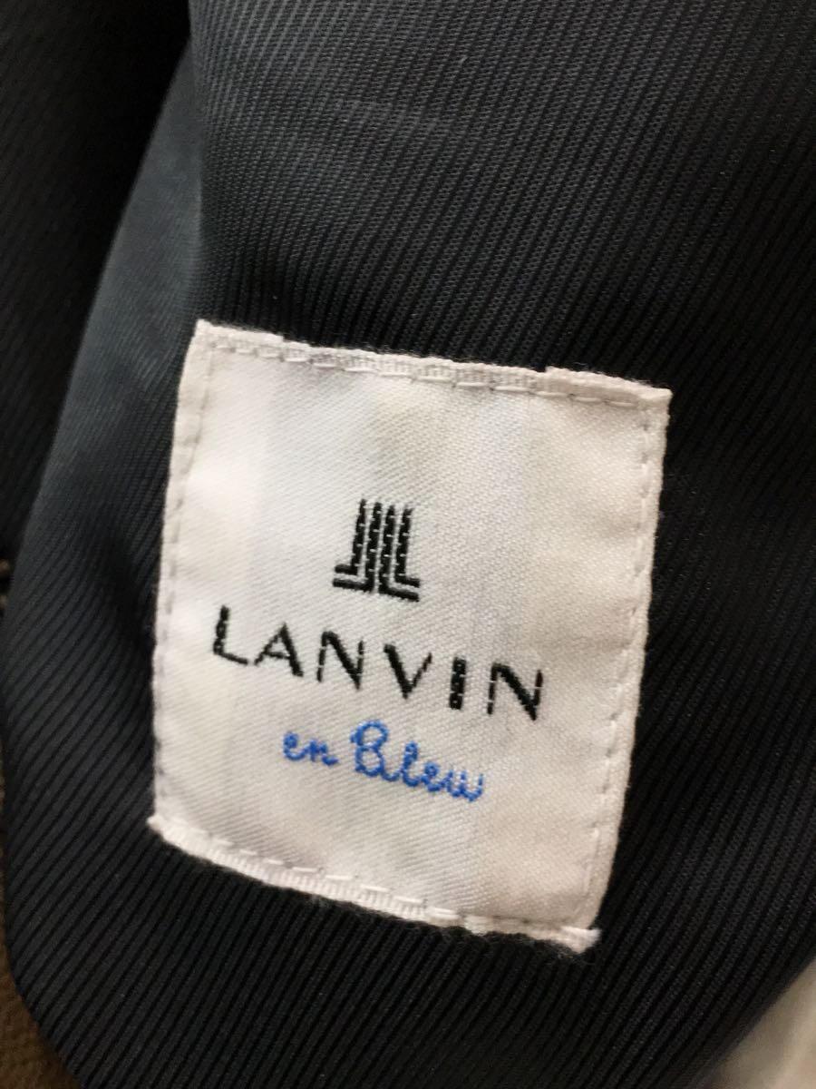 LANVIN en Bleu◆レザージャケット・ブルゾン/46/山羊革/BEG/LB-KX-83225_画像3