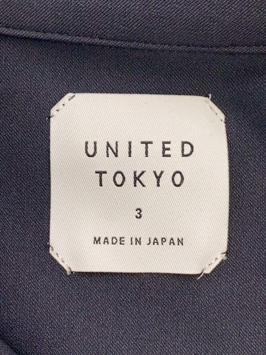 UNITED TOKYO◆23SS/アウトラストジップブルゾン/3/ネイビー/紺/133550002_画像3