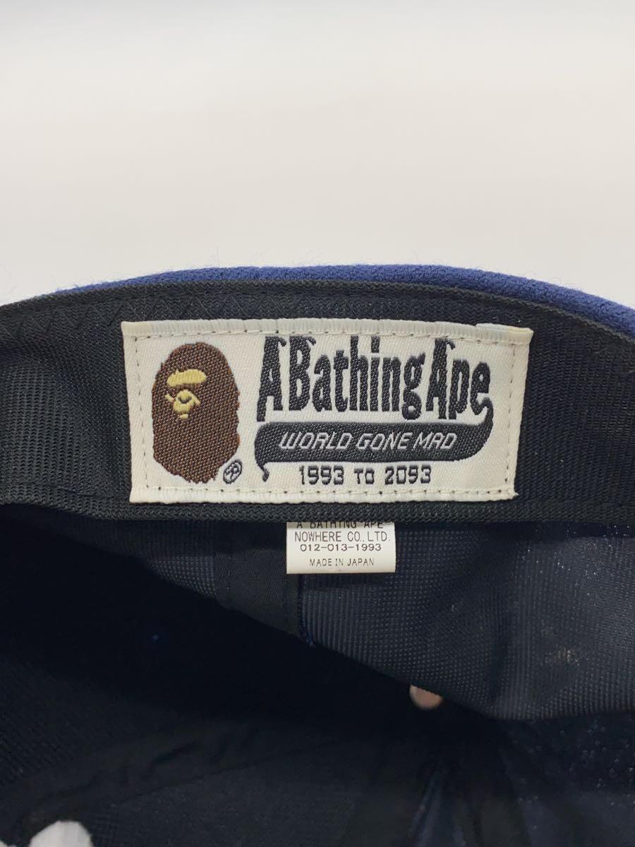 AAPE BY A BATHING APE◆キャップ/FREE/ウール/NVY/メンズ/001CPJ201003M_画像5