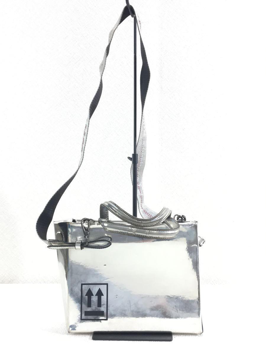 OFF-WHITE◆Mini Mirror Box Bag/ハンドバッグ/-/SLV/OWNA059F18720075_画像1