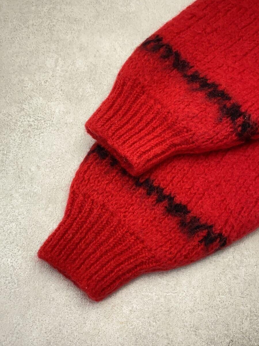 CELINE◆Boxy Sweater/Brushed Wool/セーター/XL/ウール/RED/2A33P120O_画像6