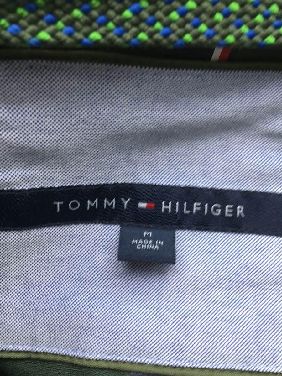 TOMMY HILFIGER◆トミーヒルフィガー/ミリタリージャケット/Mサイズ/コットン/カーキ/0857877833-317_画像3