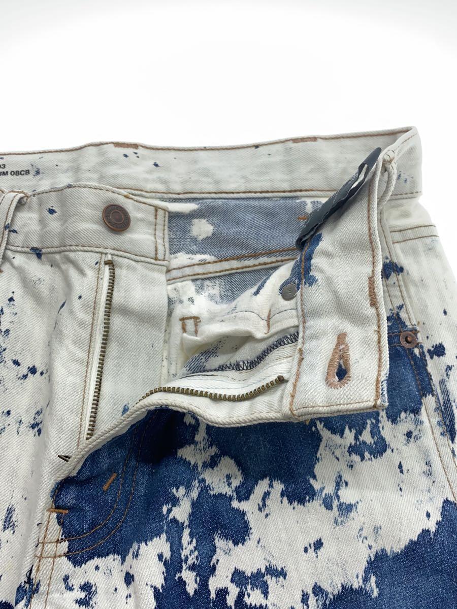 CELINE◆21SS Bleached Denim Pants/30/デニム/WHT/総柄/N309 651M 08C_画像3