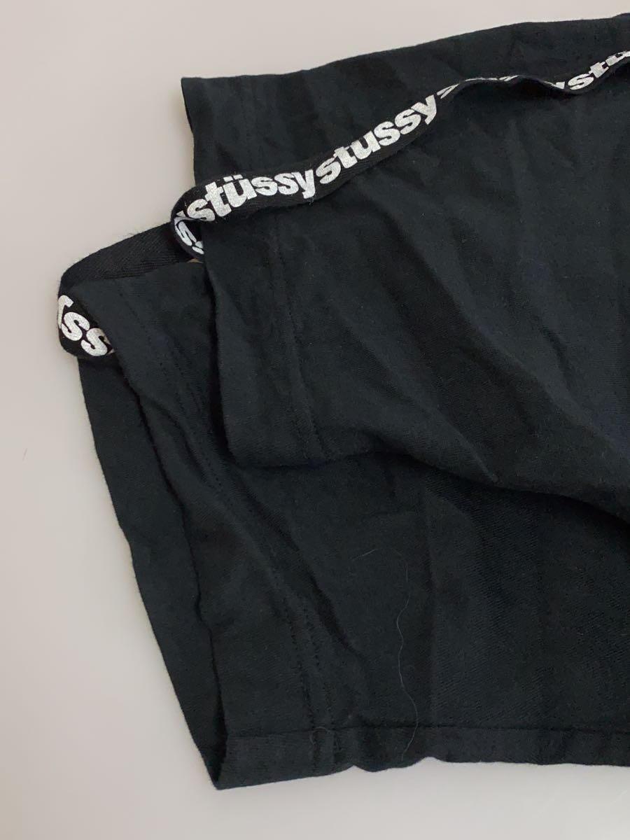 STUSSY◆半袖ワンピース/S/コットン/BLK_画像5