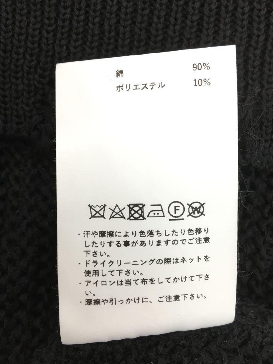 MAISON SPECIAL◆ポロシャツ/1/コットン/BLK/11221361328_画像5