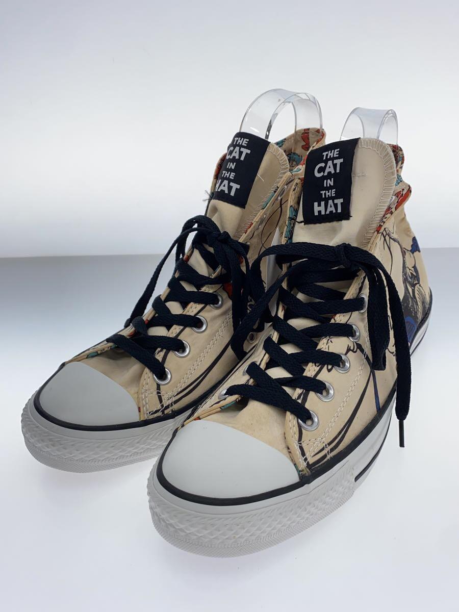 CONVERSE◆ハイカットスニーカー/26.5cm/BEG_画像2