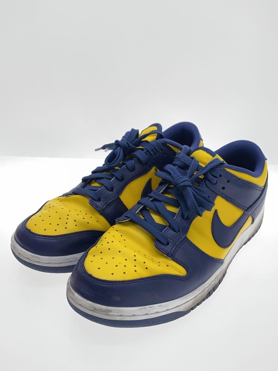 NIKE◆DUNK LOW RETRO_Michigan/ダンク ロー レトロ/27.5cm/YLW_画像2